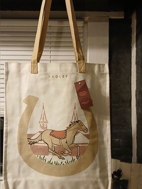 RADLEY LONDON NWT 150TH Anniversary Kentucky Derby Tote Bag